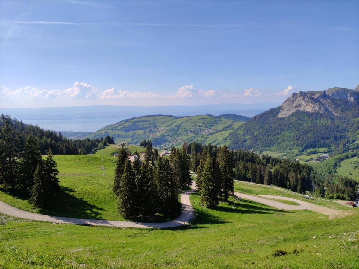 Appartement T2 A Bernex Avec Wifi, Vue Sur Montagne Eksteriør bilde