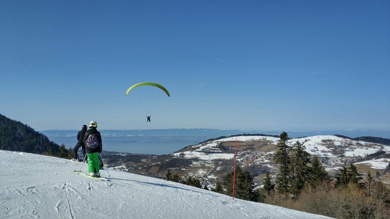 Appartement T2 A Bernex Avec Wifi, Vue Sur Montagne Eksteriør bilde